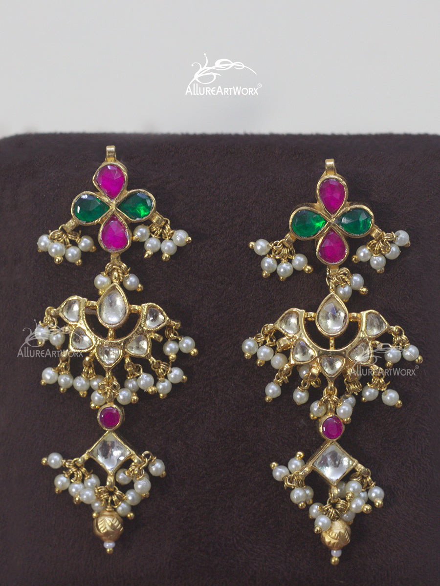 Jadau Earrings